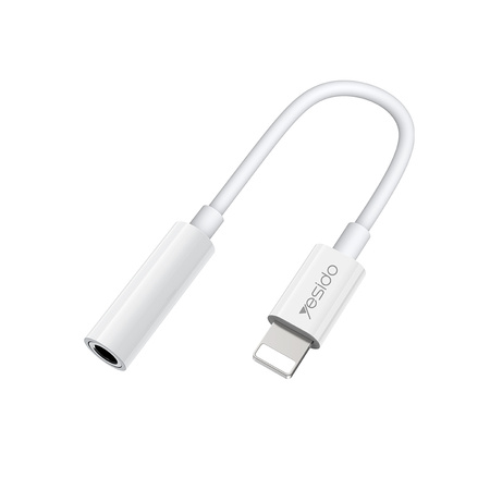 Yesido Adapter YAU31 Audio Bluetooth - Lightning na jack 3,5mm - biały