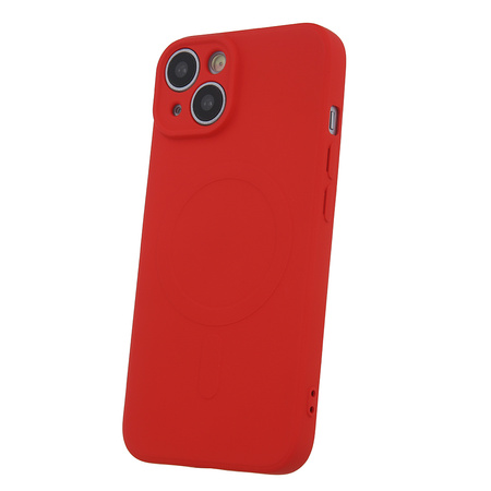 Nakładka Simple Color Mag do Samsung Galaxy A55 5G czerwona