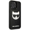 Karl Lagerfeld KLHCP13LCH3DBK 13 Pro / 13 6,1 "schwarz / schwarzes Hardcase 3D Rubber Choupette