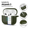 TECH-PROTECT SILICONE HOOK APPLE AIRPODS 3 OLIVE GREEN