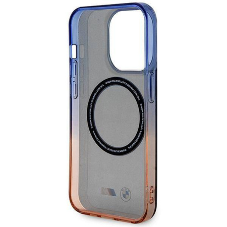 Hülle BMW BMHMP14XHTGE iPhone 14 Pro Max 6.7&quot; grau/grau Hardcase Gradient Bumper MagSafe