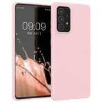 Silicone Case Flexibel Gummi Handyhülle Silikon Schutzhülle für Samsung Galaxy A22 4G rosa