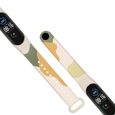 Strap Moro opaska do Xiaomi Mi Band 3 / 4 silikonowy pasek bransoletka do zegarka wzór 10