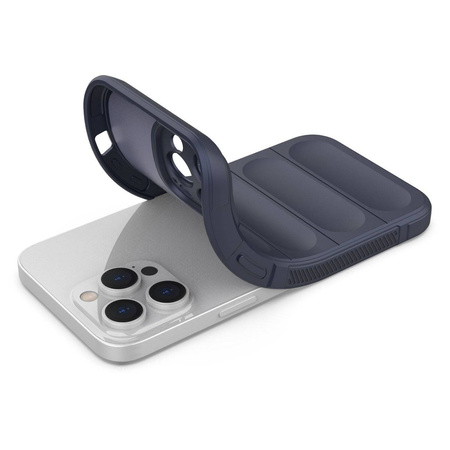 Magic Shield Case Hülle für iPhone 14 Pro Max flexible gepanzerte dunkelblaue Hülle