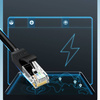 Ugreen kabel przewód internetowy sieciowy Ethernet patchcord RJ45 Cat 6 UTP 1000Mbps 2m czarny (20160)