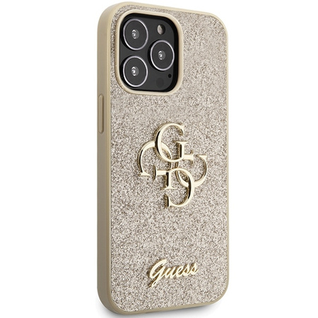 Original Case IPHONE 13 PRO MAX Guess Hardcase Glitter Script Big 4G