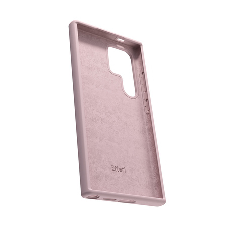 Nakładka Etteri Silicone Case do Samsung Galaxy S25 Ultra jasnoróżowa