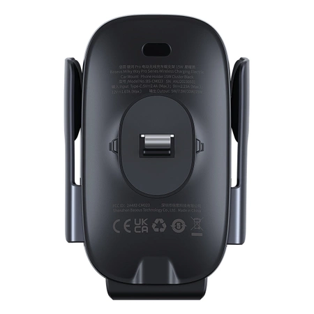 Baseus Milky Way Pro Series BS-CM023 Autohalterung für Lüftungsschlitze mit 15 W induktivem Ladegerät – Schwarz
