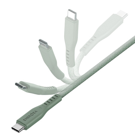 ENERGEA kabel Flow USB-C - LightningC94 MFI 1.5m zielony/green 60W 3A PD Fast Charge