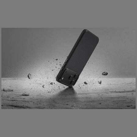 Etui PITAKA Aramid ProGuard do iPhone 17 Pro czarno szary