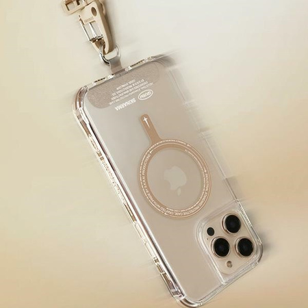Skinarma etui Saido iPhone 16 Pro 6.3"   Magnetic Charging szampański/champagne