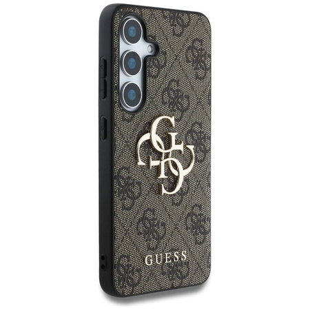 Etui Guess Big 4G Logo Classic Logo do Samsung Galaxy S25 brązowy
