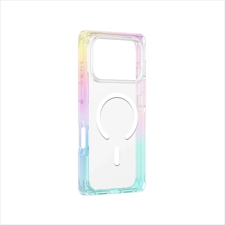 AmazingThing Omni case for iPhone 17 Pro Max compatible with MagSafe - transparent-rainbow
