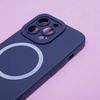 Nakładka Silicon Magsafe do iPhone 12 Pro Max 6,7" ciemnoniebieska