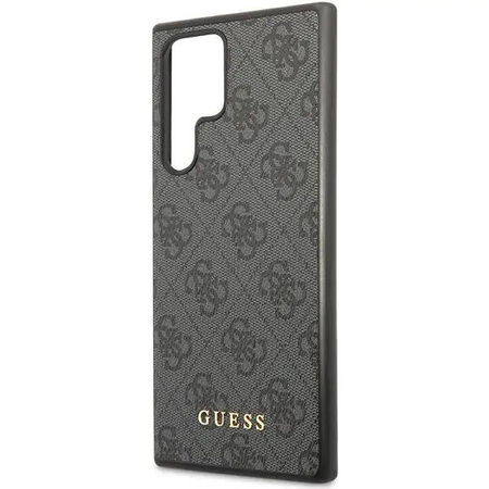 Guess 4G Metal Logo - Etui Samsung Galaxy S23 Ultra (szary)