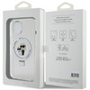 Original Handyhülle IPHONE 15 PLUS / 14 PLUS Karl Lagerfeld Hardcase Ring Stand Karl&Choupettte MagSafe weiß