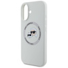 Case IPHONE 16 Karl Lagerfeld Silicone Double Heads&Circle MagSafe beige