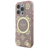 Original Case IPHONE 16 PRO Guess Hardcase IML Peony On 4G Background MagSafe (GUHMP16LH4PYEEP) pink