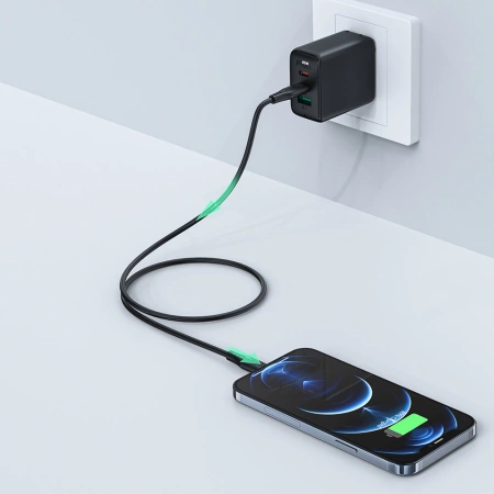 Kabel Acefast C3-01 Lightning - USB-C PD 30W 3A 480Mb/s 1,2m - biały
