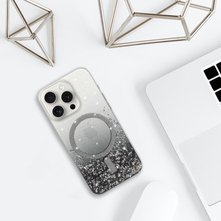 Tel Protect Moonlite Magsafe Case do Iphone 13 Pro czarny clear