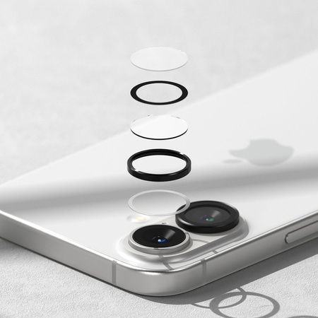 OSŁONA APARATU RINGKE CAMERA FRAME PROTECTOR 2-PACK IPHONE 16 / 16 PLUS BLACK
