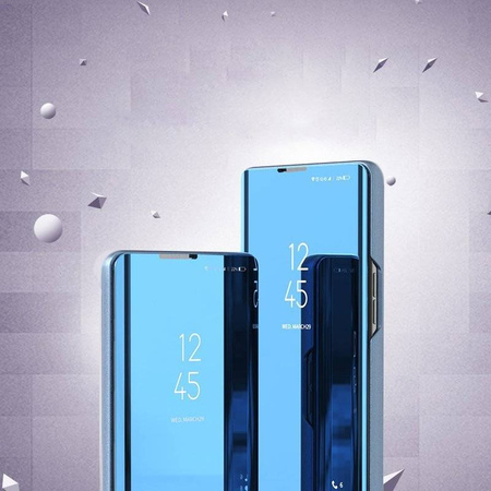 Clear View Case futerał etui z klapką Xiaomi Poco X4 NFC 5G niebieski