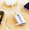 Joyroom Mini-Powerbank 10000 mAh Colourful Series 22,5 W mit 2 integrierten USB-C- und Lightning Kabeln weiß (JR-L012)
