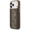 Etui Guess 4G Stripe MagSafe na iPhone 17 Pro Max - brązowe