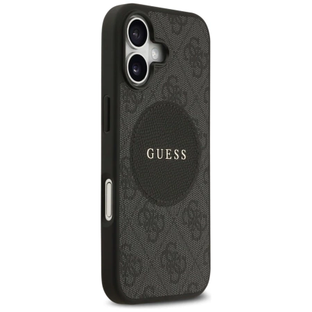 Guess 4G Circle Classic Logo MagSafe Hülle für iPhone 17 - Schwarz