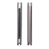 Kabura Book Elegance do SAMSUNG A14 4G / A14 5G stalowy