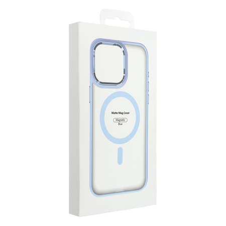 Futerał MATTE MAG COVER kompatybilny z MagSafe do IPHONE 17 niebieski