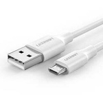 Micro USB cable UGREEN QC 3.0 2.4A 0.5m (white)