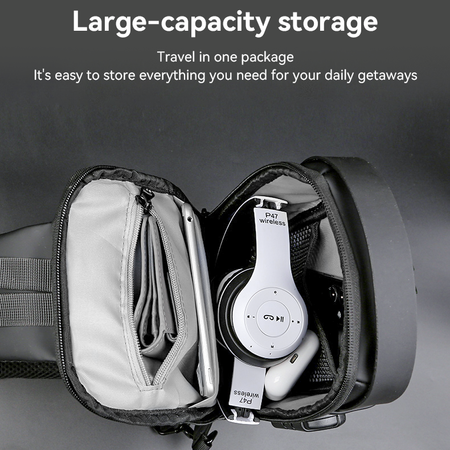 Yesido Plecak antykradzieżowy WB46 z kłódką czarny