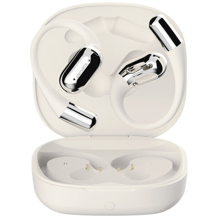 Słuchawki Bluetooth 4smarts SkyBuds OWS  z ekranem AI beżowy