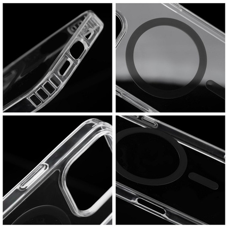 Drop Glue Colorful Ring Mag Cover kompatybilny z MagSafe pasuje do SAMSUNG S25 czarny
