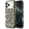 Karl Lagerfeld IML Leopard Pattern MagSafe Case for iPhone 17 Pro Max - Brown