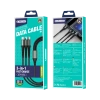 JELLICO cable B11 3in1 3.1A 1.2M Black