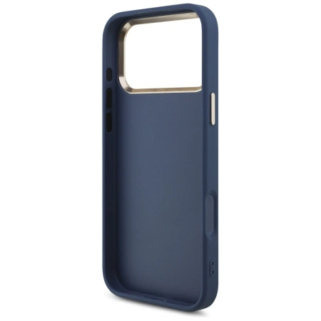 Guess 4G Big 4G Classic Logo Case for iPhone 17 Pro Max - Blue and Gold