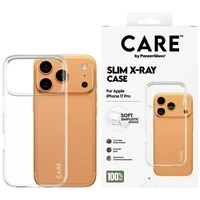 CARE by PanzerGlass Modisches X-Ray Soft Basic Case für iPhone 17 Pro - Transparent