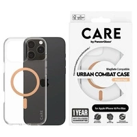CARE by PanzerGlass Flaggschiff-Hülle iPhone 16 Pro Max 6,9" pfirsich/pfirsich MagSafe 1376