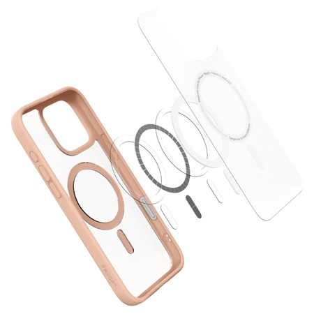 SPIGEN ULTRA HYBRID ”T” MAG MAGSAFE IPHONE 16 PRO FROST ROSE TITANIUM