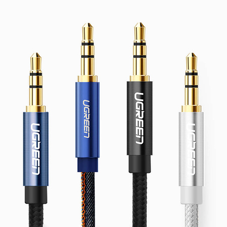Ugreen Audiokabel 2 x Miniklinke 3,5 mm 0,5 m blau (AV112)