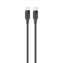 USAMS Kabel USB-C na USB-C PD Fast Charging 1,2m 100W Lithe Series czarny/black SJ567USB01(US-SJ567)