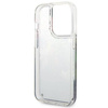 Guess Liquid Glitter Flower - Etui iPhone 14 Pro Max (niebieski)