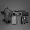 Rockbros B68 Fahrradtasche für gepanzerten Rahmen mit Handytasche und Abdeckung 1,7 l – Schwarz