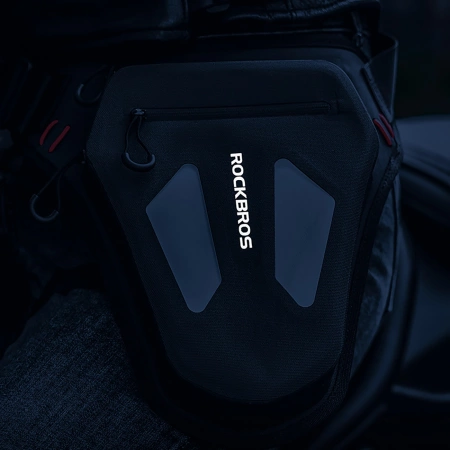 Rockbros Motorcycle Bag for Leg, Thigh, Waist, Shoulder - Black