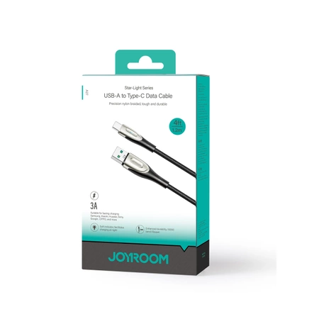 Joyroom Pioneer Series SA31-AC6 USB-A/USB-C-Kabel 100 W 1,2 m – schwarz
