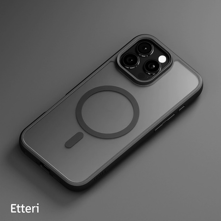 Nakładka Etteri Matt Mag do iPhone 16 Pro 6,3" czarna