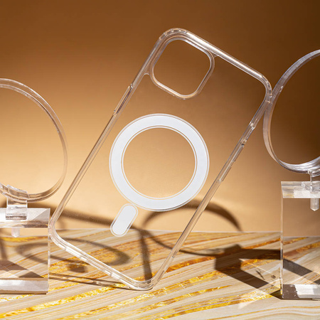 Nakładka Anti Shock 1,5 mm Magsafe do iPhone 13 Mini 5,4" transparentna