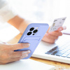 Futerał CARD CASE do IPHONE 16 Pro Max fioletowy